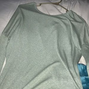 long sleeve pretty emerald shirt
